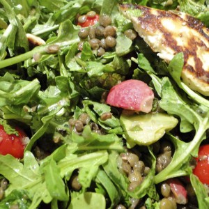 Halloumi & Lentil Salad | Something New For Dinner