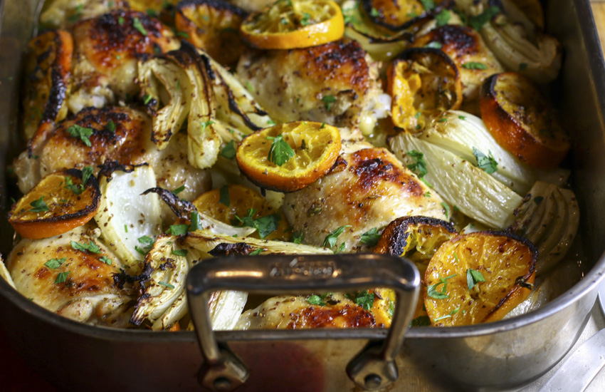 Roast Chicken With Pixies & Ouzo Something New For Dinner