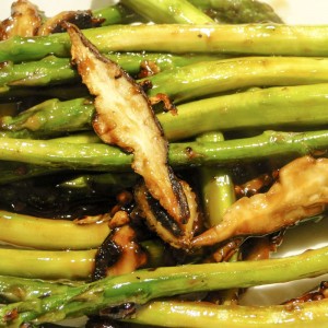 Asparagus & Shiitake Mushrooms | Something New For Dinner