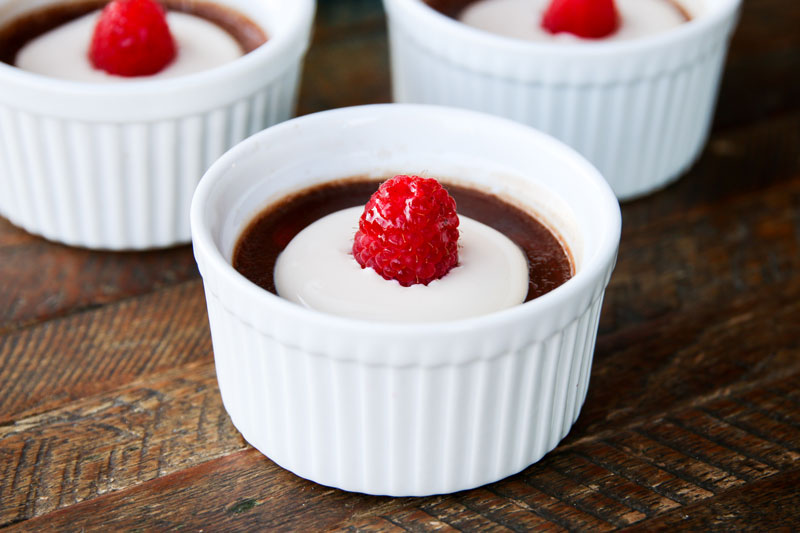 Chocolate Espresso Pots of Creme | Something New For Dinner