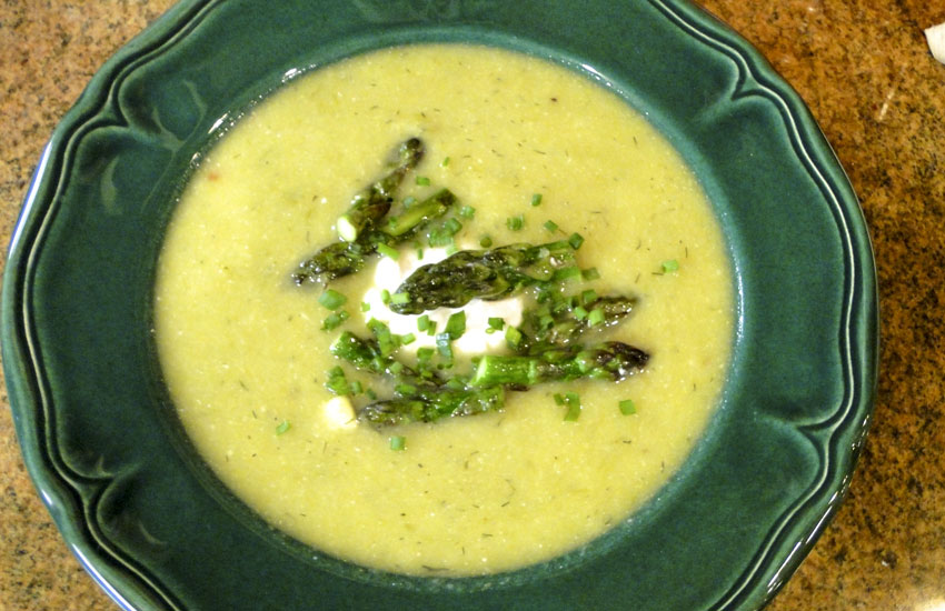 Asparagus, Leek And Potato Soup | Something New For Dinner