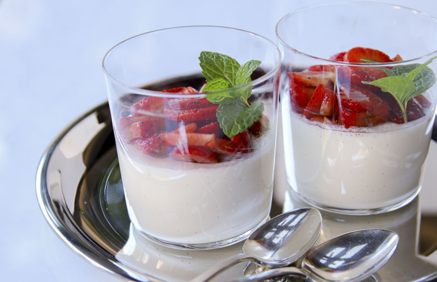 Strawberry Panna Cotta | Something New For Dinner