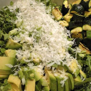 Green On Green Spring Salad | Something New For Dinner