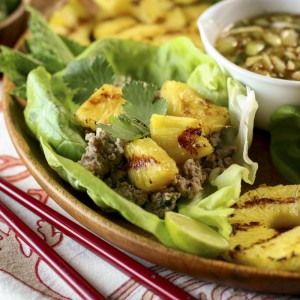 Pineapple And Pork Lettuce Wraps | Something New For Dinner