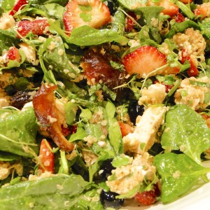 Strawberry & Spinach Summer Salad | Something New For Dinner