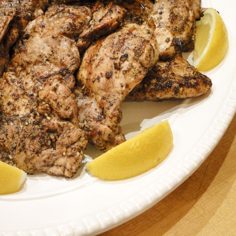 Za'atar And Lemon Grilled Chicken Something New For Dinner