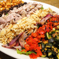 Southwestern turkey and grilled vegetable salad | Something New For Dinner