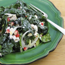 Kale, pomegranate, date & fennel salad | Something New For Dinner