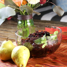 Cranberry and dried cherry sauce | Something New For Dinner