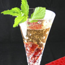 Roasted cranberry & champagne sparkler | Something New For Dinner