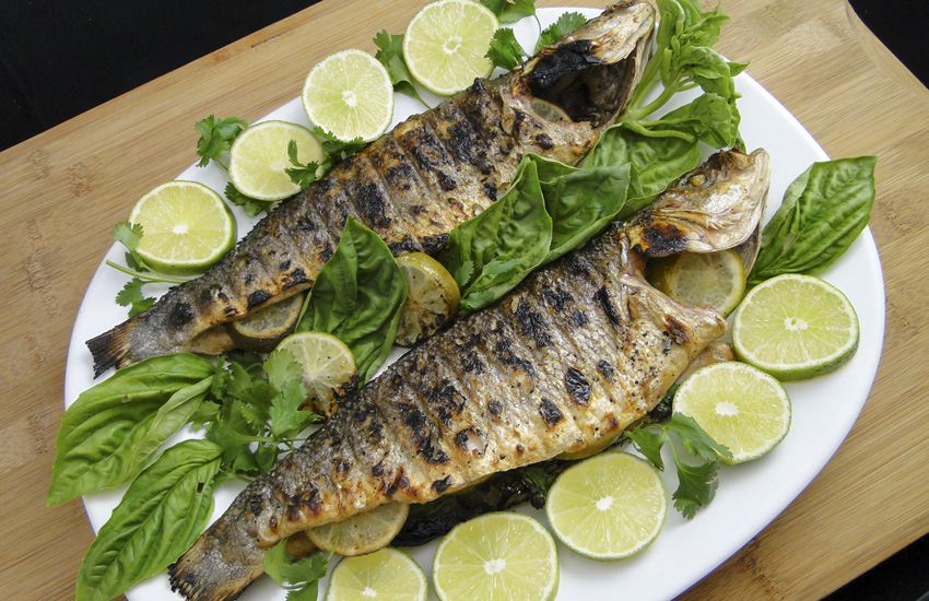 Grilled Branzino With Lime And Herbs | Something New For Dinner