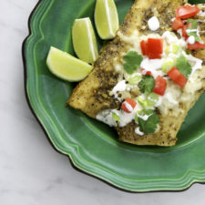 Chicken and tomatillo enchiladas | Something New For Dinner