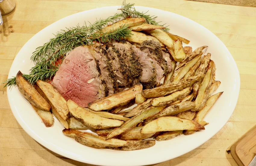 Roast Leg Of Lamb And Potatoes | Something New For Dinner
