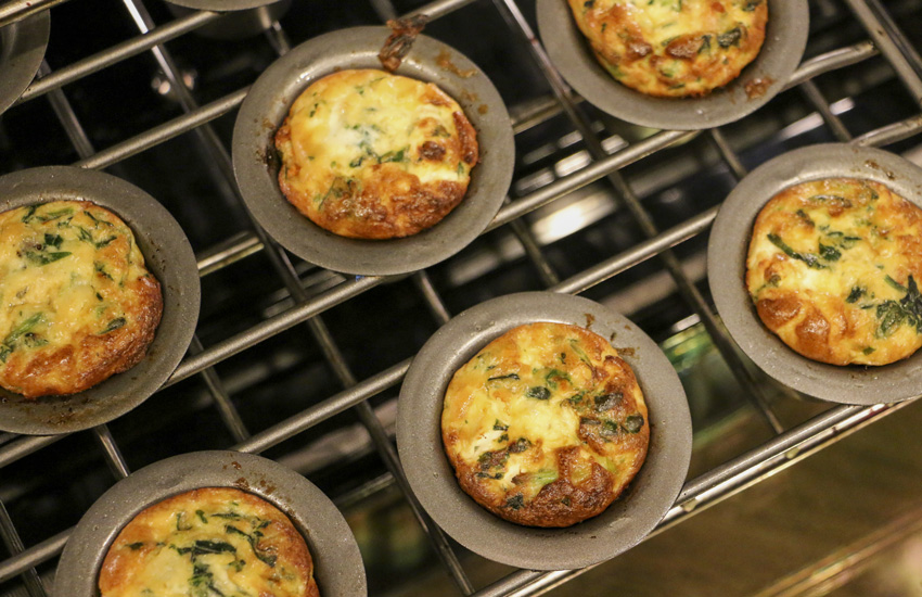 Spinach & Goat Cheese Quiche Minis Something New For Dinner