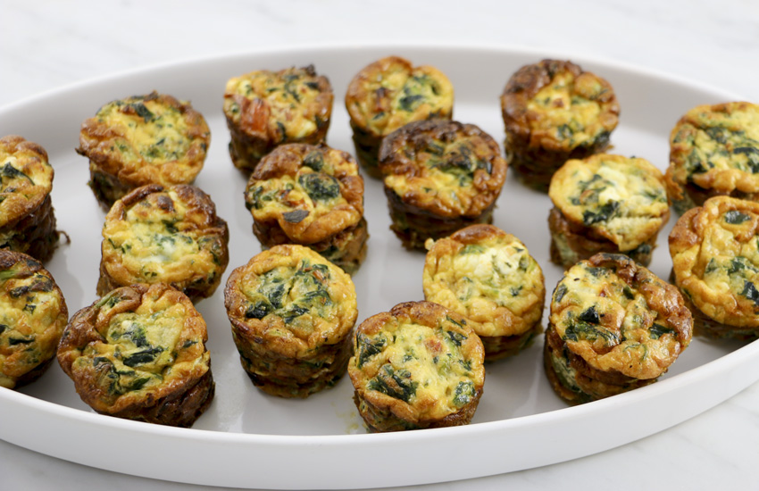 Spinach & Goat Cheese Quiche Minis | Something New For Dinner