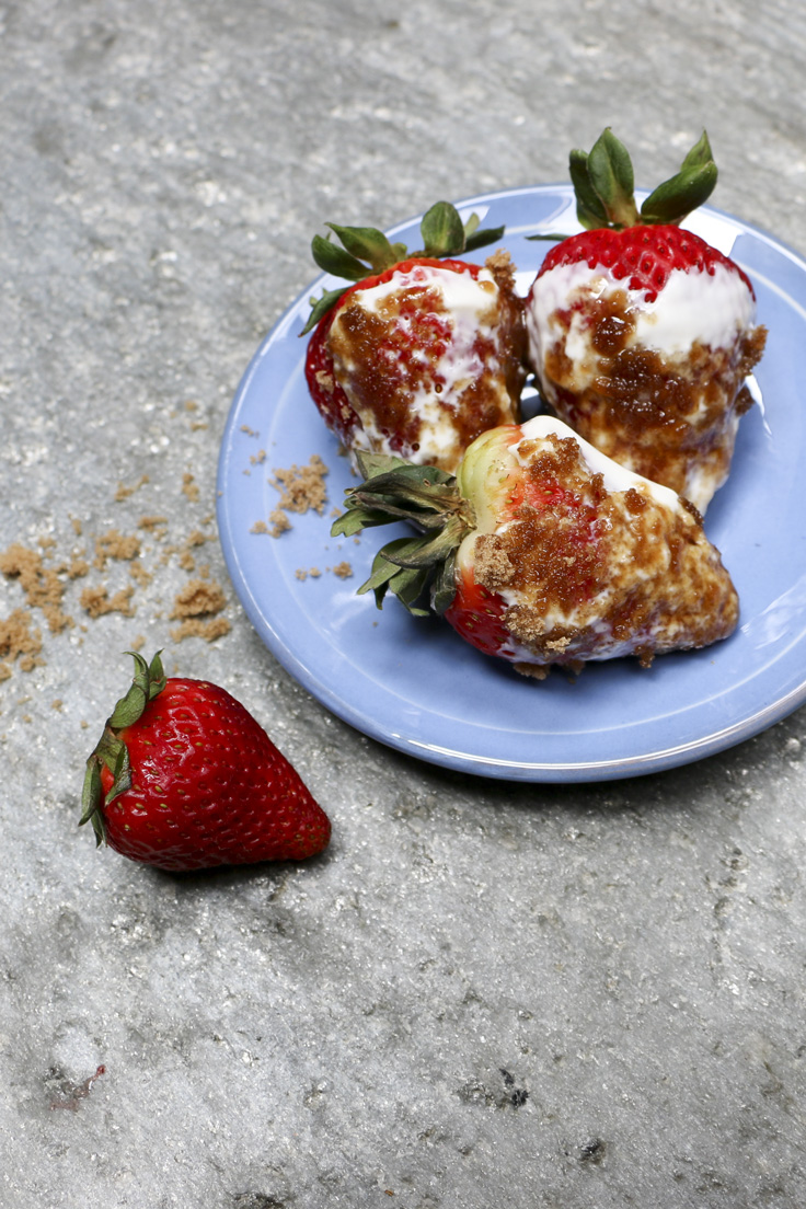 Strawberries with Sour Cream and Brown Sugar - Our Best Bites