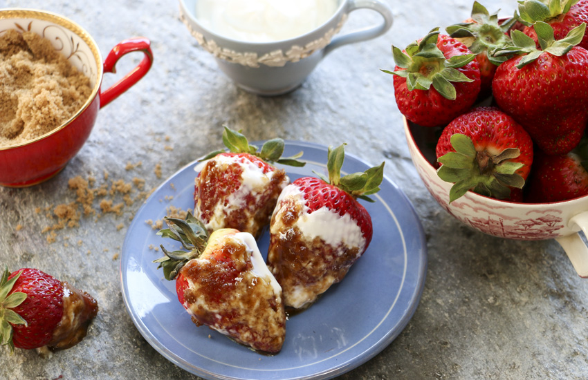 Strawberries, Sour Cream & Sugar | Something New For Dinner