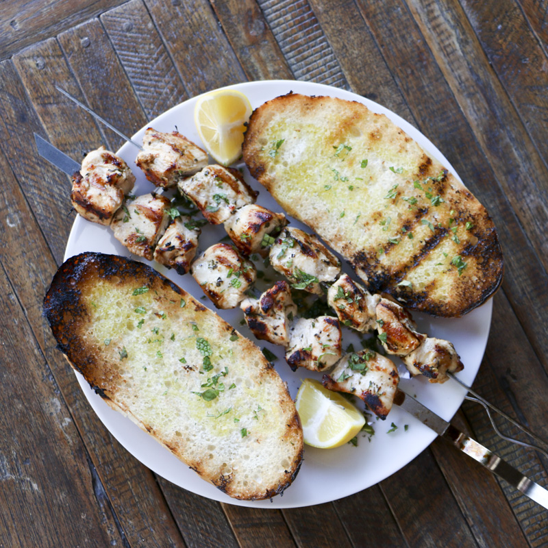 Chicken Spiedie Skewers With Italian Dressing Recipe