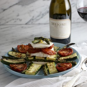 Grilled Veggie & Mozzarella Stack | Something New For Dinner