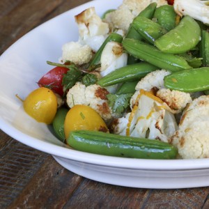 Cauliflower, Snap Peas & Tomato Salad | Something New For Dinner