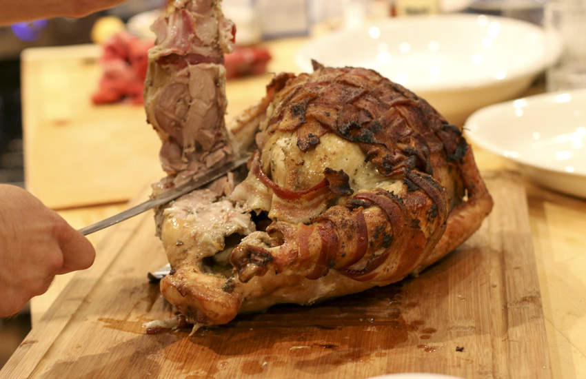 Bacon Wrapped Turkey | Something New For Dinner
