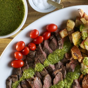 Steak & Potatoes With Chimichurri | Something New For Dinner