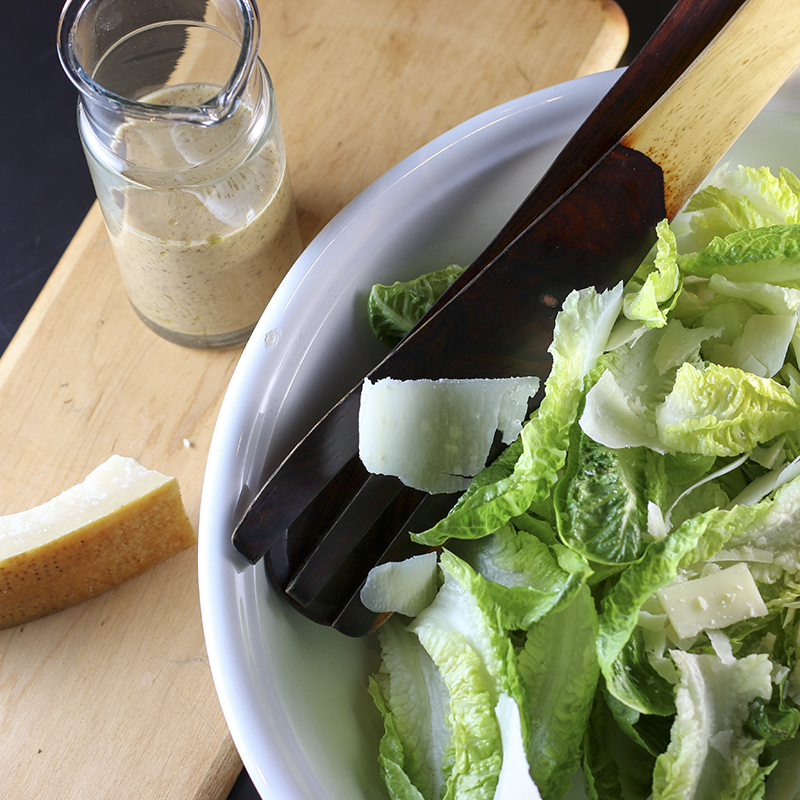 Cyberton Cesar Salad- Put individual salad cups out for easy