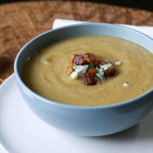 Pear Soup, Blue Cheese & Pancetta | Something New For dinner