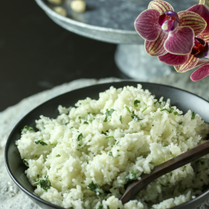 Cilantro Basmati Rice | Something New For Dinner