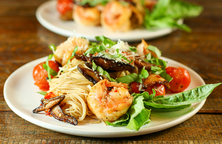 Shrimp & Mushroom Zoodles | Something New For Dinner