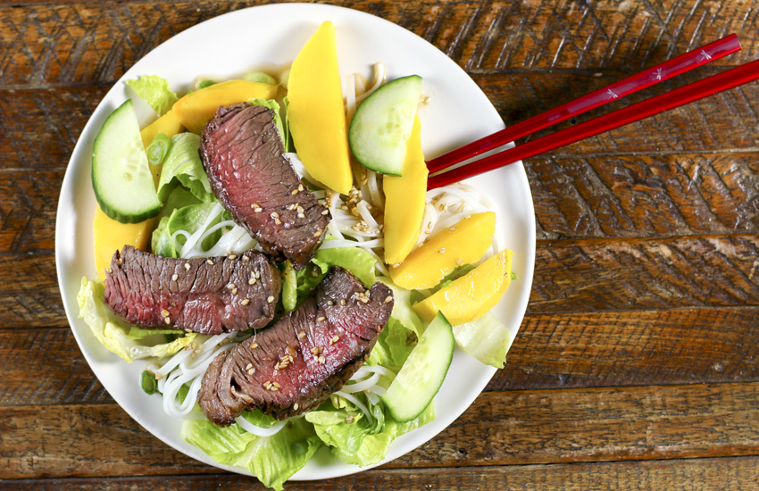 Beef, Noodle & Mango Salad | Something New For Dinner