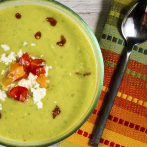 This chilled avocado gazpacho from The Vintage in Ketchum, Idaho has a secret ingredient usually not found in gazpacho that really makes this cold soup cook!
