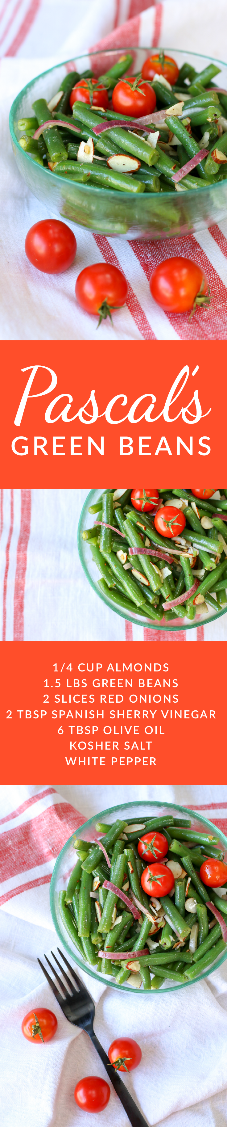 Crunchy, delicious, healthy and quick.These green beans are great last minute or prepared in advance. Perfect for home meals, potluck or picnics. 