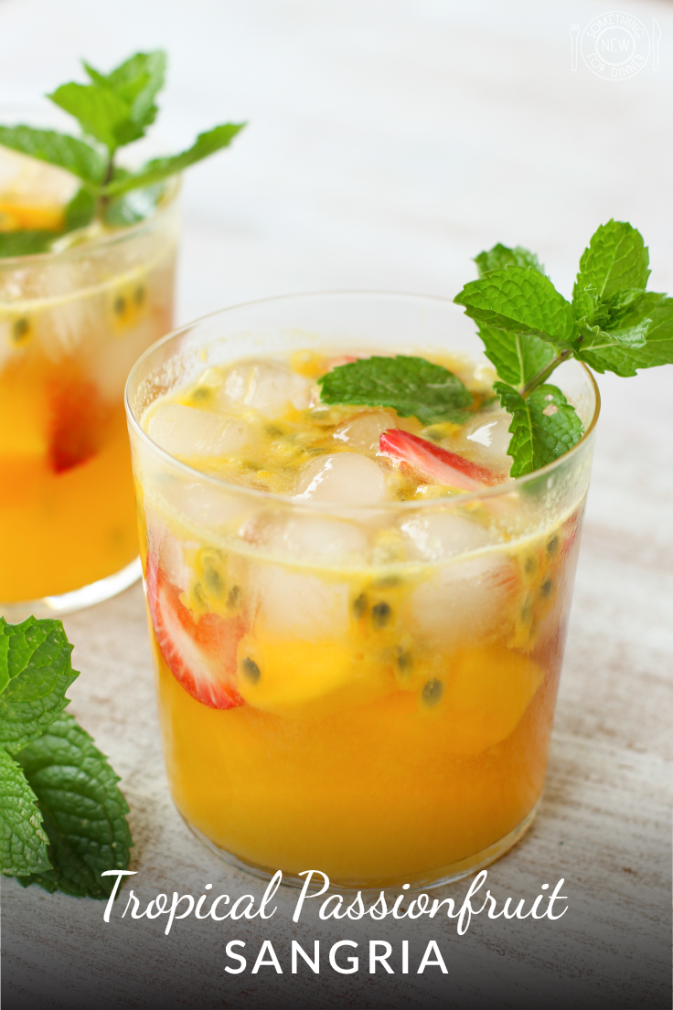 This light, but full-flavored sangria is reminiscent of the vacation of your dreams. Yes, it is that good. The perfect drink for a summer evening whether you are in Honolulu, Noosa, Mal Pais or your backyard.