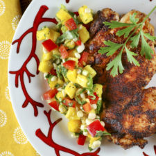 Spicy Chicken With Mango And Corn Salsa | Something New For Dinner