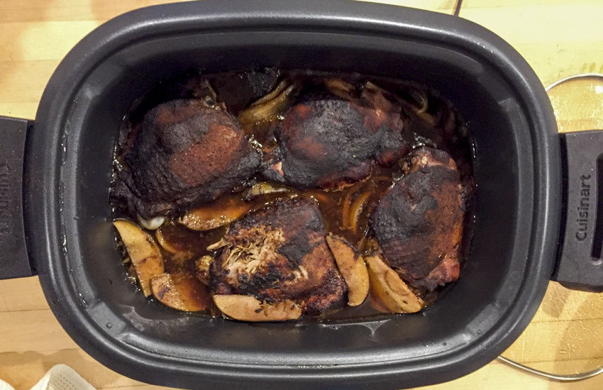 Slow Cooker Pulled Turkey With Cherry Sauce Something New For Dinner