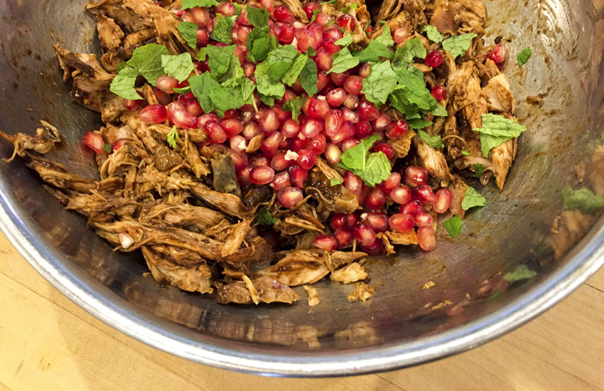 Slow Cooker Pulled Turkey With Cherry Sauce Something New For Dinner