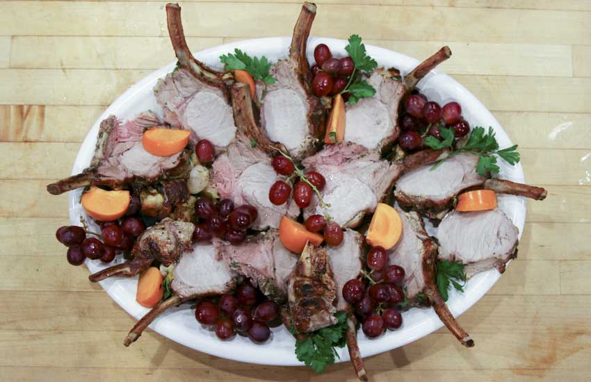 Crown Roast Of Pork With Fruit Stuffing Something New For Dinner