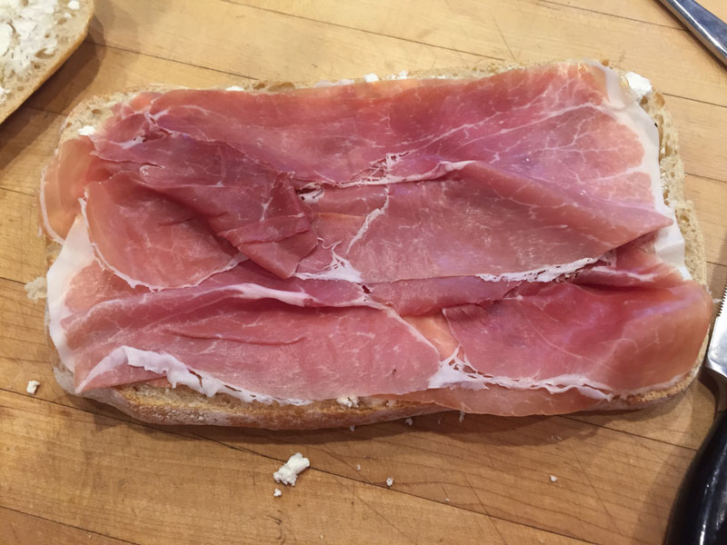 Pressed brick sandwiches will become your latest addiction. Thinly sliced ingredients are packed between cheese-covered ciabatta bread and pressed together.