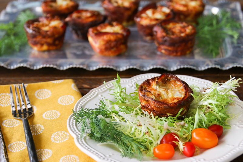 Bacon-Wrapped Quiche Minis | Something New For Dinner