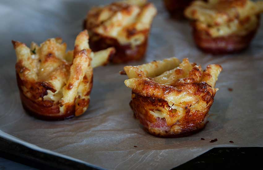 BaconWrapped Mac and Cheese Cups Something New For Dinner