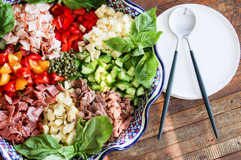 Italian Deli Chopped Salad | Something New For Dinner