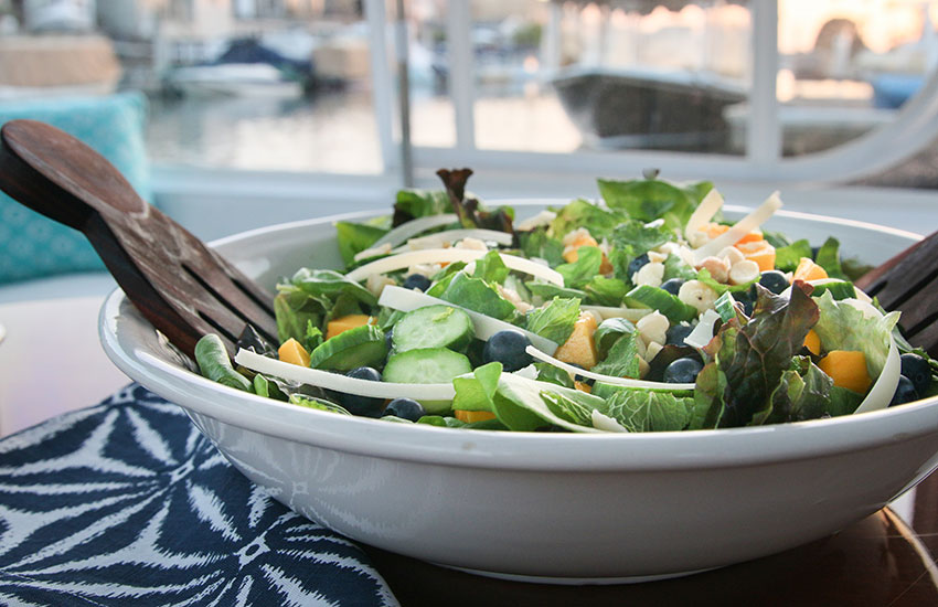 Mango, Blueberry & Macadamia Nut Salad Something New For Dinner
