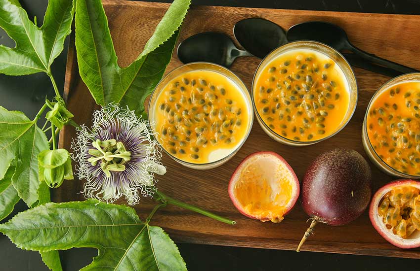 Passion Fruit Panna Cotta | Something New For Dinner
