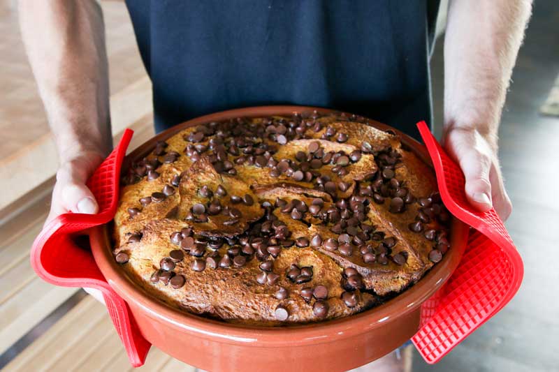 Pumpkin and Chocolate Bread Pudding | Something New For Dinner