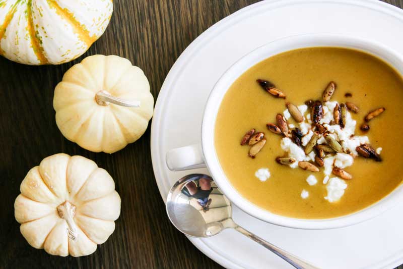 Curried Pear and Butternut Squash Soup | Something New For Dinner