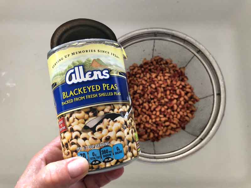 Pink canned black eyed peas | Something New For Dinner