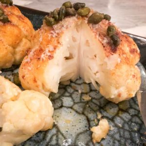 Whole roasted cauliflower | Something New For Dinner
