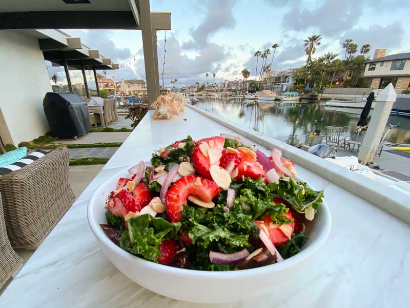 Strawberry kale salad | Something New For Dinner
