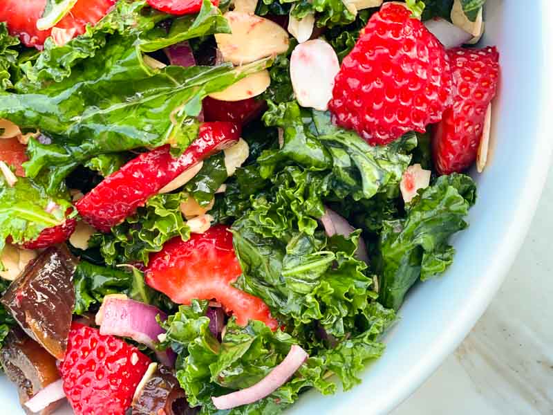 Strawberry kale salad | Something New For Dinner